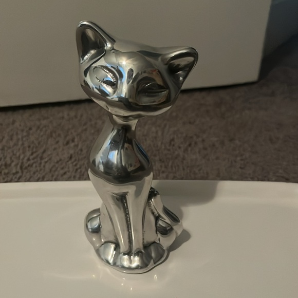 Hoselton Siamese Cat Solid Aluminum Paperweight - Picture 3 of 6